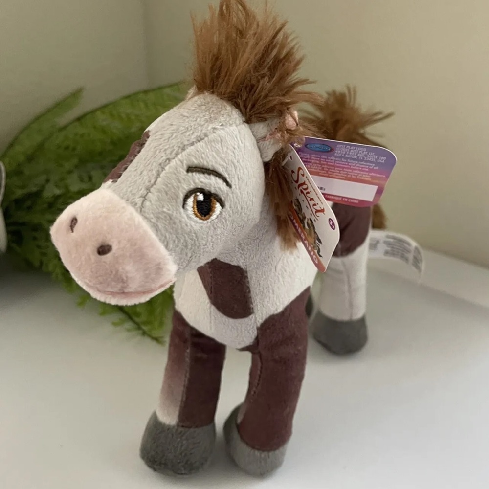 Spirit Riding Free BOOMERANG HORSE 8" Plush STUFFED ANIMAL Toy NEW with tags